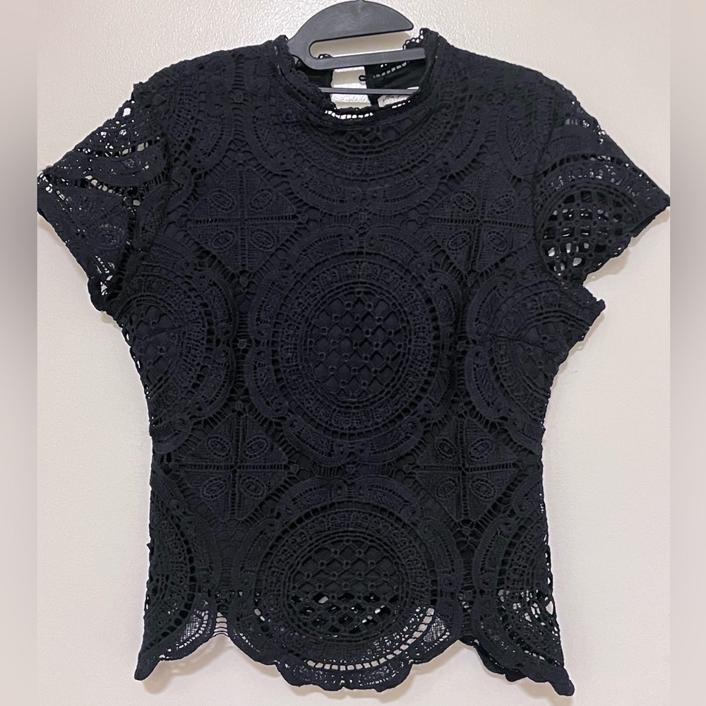 Ultra Pink NWOT Crotchet Top